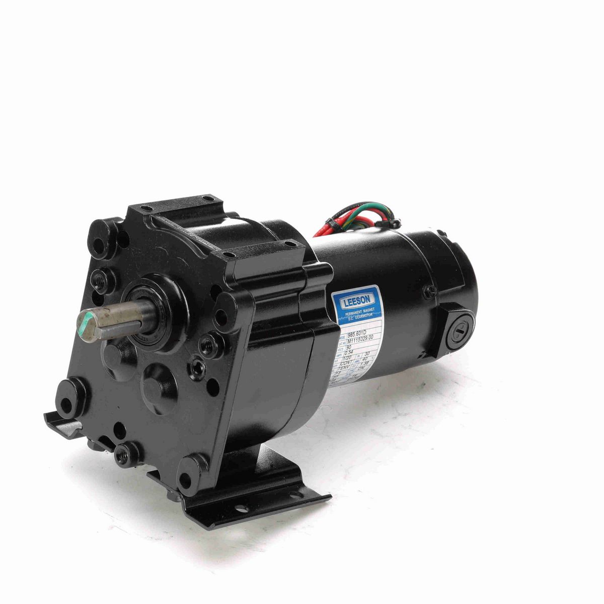 LEESON Parallel Shaft Gearmotor, 0.05 HP, 90 V, 109 RPM, 30 Frame, TENV - M1115029.00