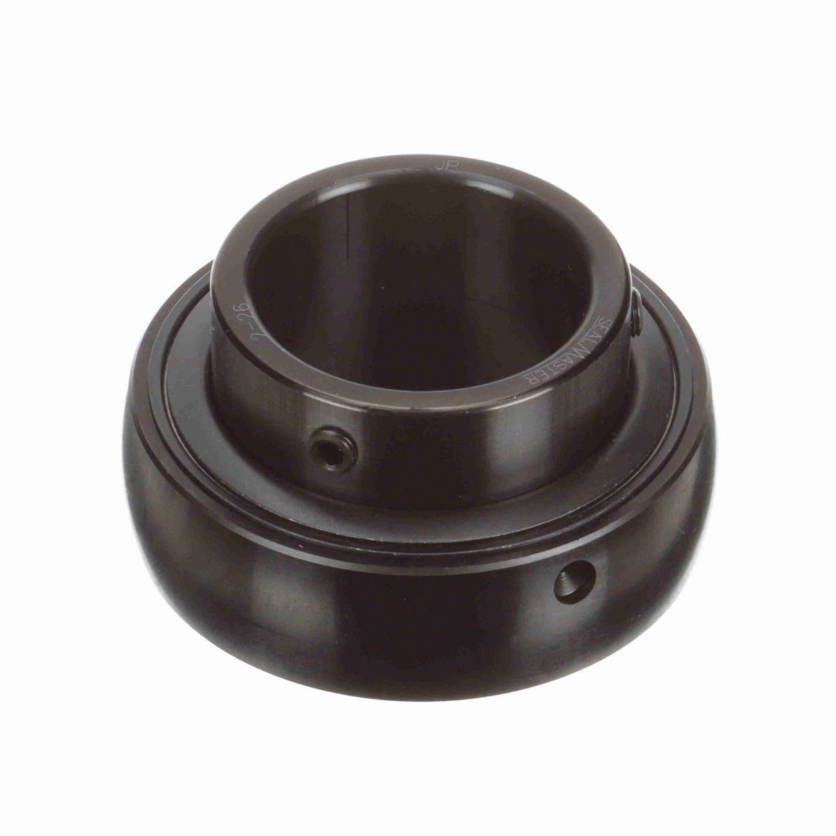 Sealmaster Mounted Insert Only Ball Bearing - 52100 Bearing Steel, Black Oxided - Setscrew Lock - 2-26