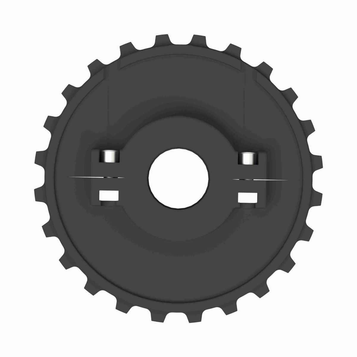 Rexnord 5930 Series Split Molded Nylon Sprocket with 24 Teeth and 1-1/4in Round Idler Bore - 614-107-12
