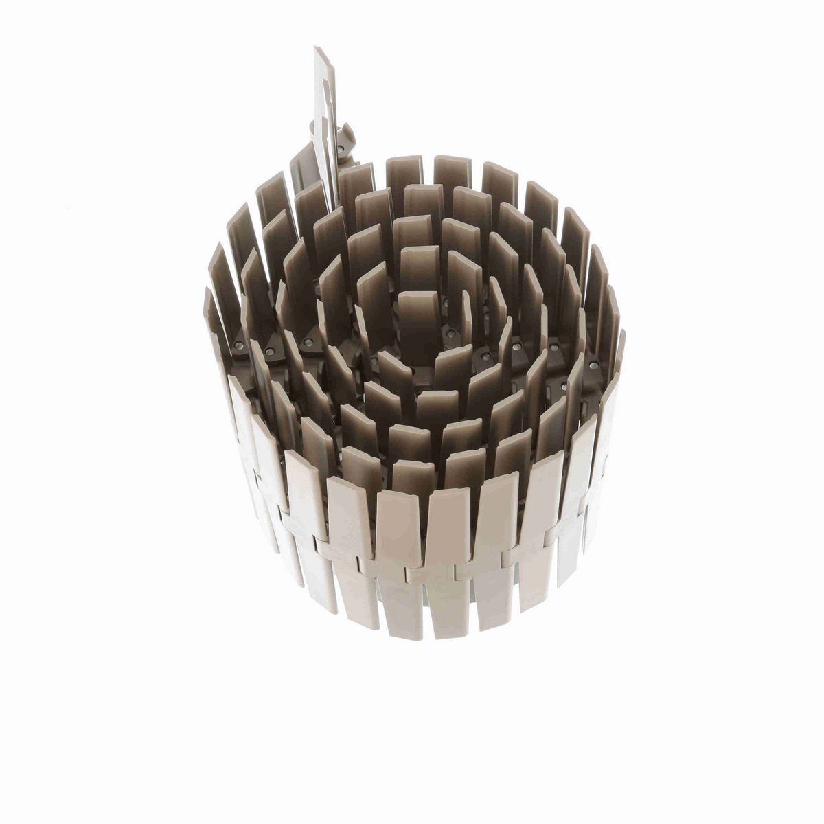 System Plast 882TAB Side-flexing Solid Top, Material: Tan Low Friction, Width: 12in, Pitch: 1.5in - LF882TAB-K1200