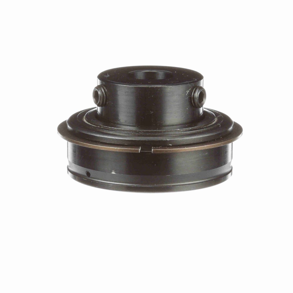 Sealmaster Mounted Insert Only Ball Bearing - 52100 Bearing Steel, Black Oxided - Setscrew Lock - ER-8