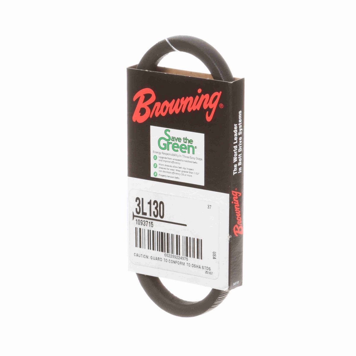 Browning Rubber FHP Belt - 3L130