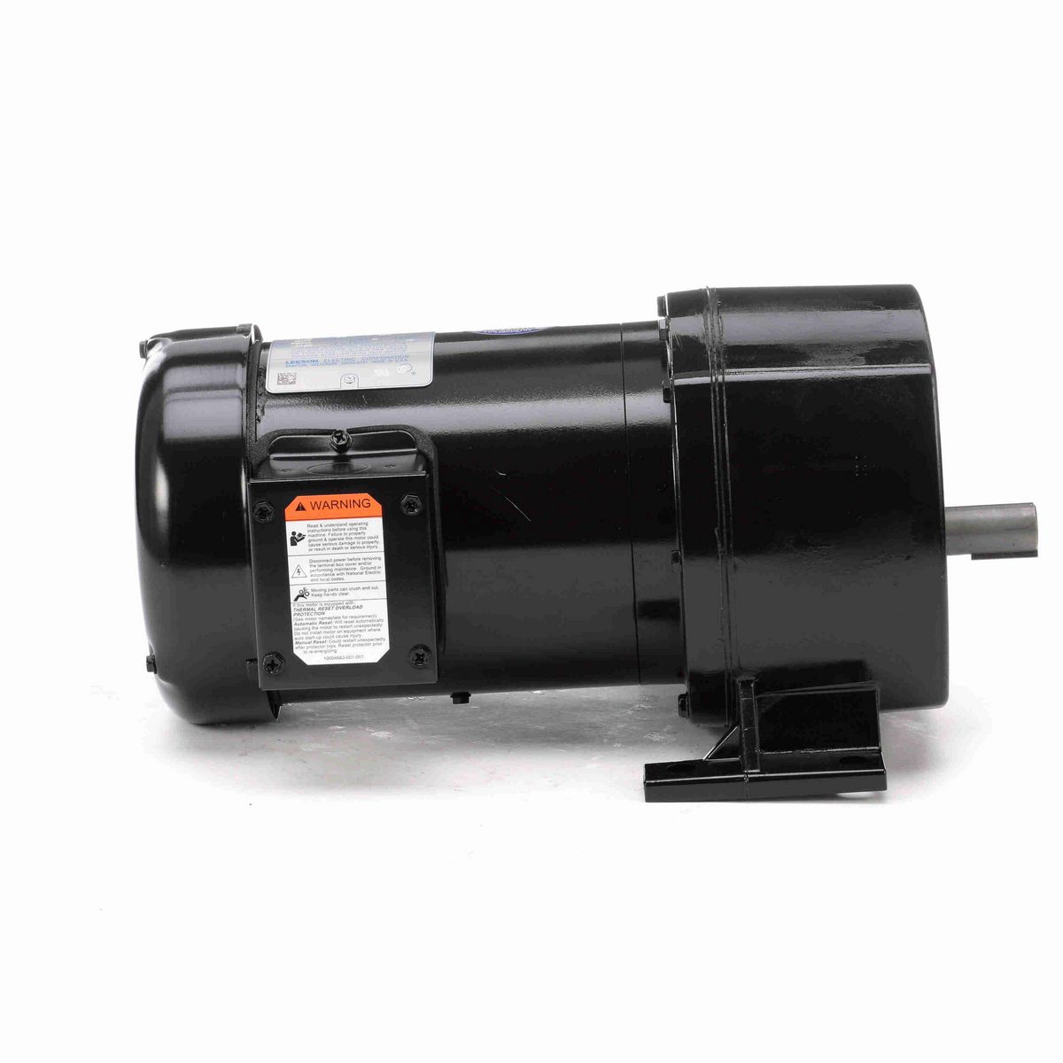 LEESON Parallel Shaft Gearmotor, 0.50 HP, 3 Ph, 60 Hz, 208-230/460 V, 22 RPM, 48Y Frame, TEFC - 107032.00