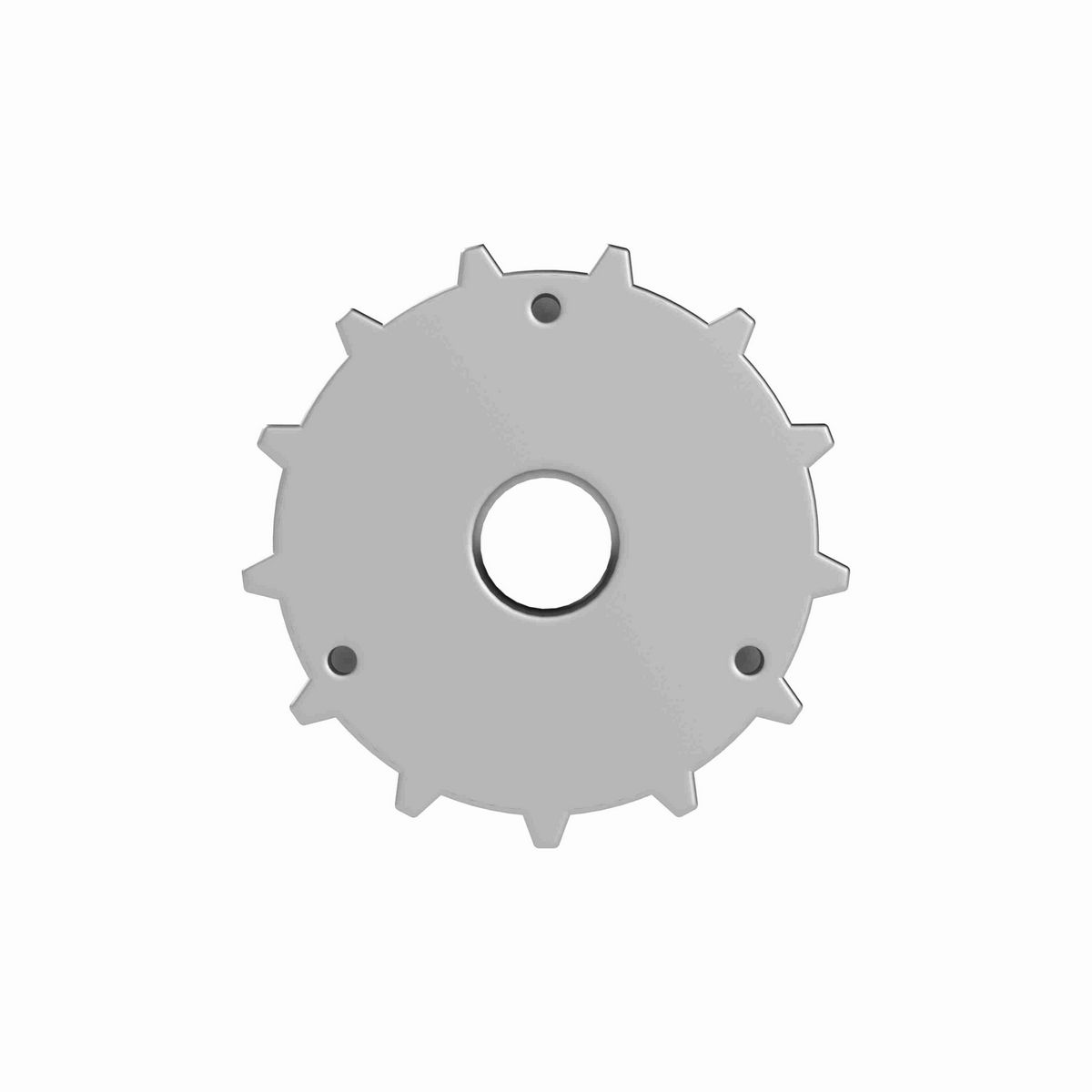 Rexnord 820 Series Solid One Piece Cast Iron Sprocket with 13 Teeth and a 3/4in Round Rough Stock Bore (RSB) - 401-193-2