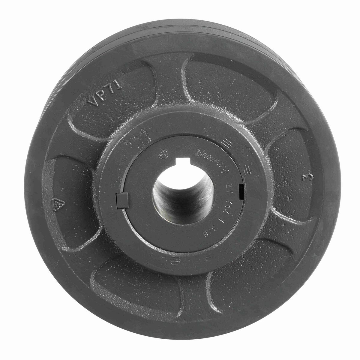 Browning 2 Groove Cast Iron Finish Bore FHP Variable Pitch Sheave - 2VP71X 1 3/8