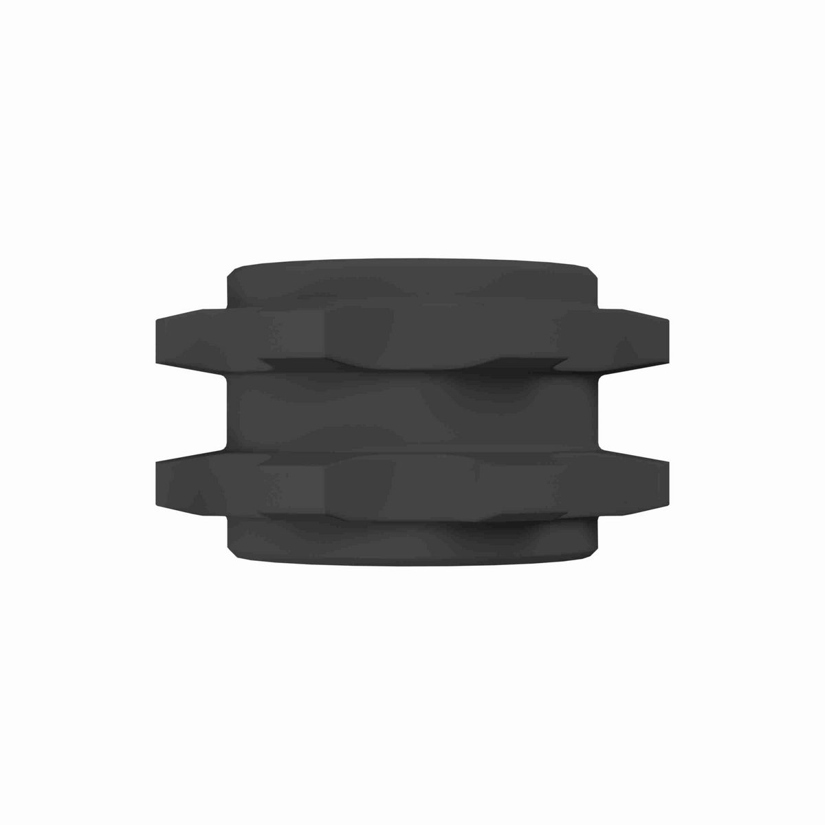 Rexnord 1500 Series Solid One Piece Molded Nylon Sprocket with 7 Teeth and 3/4in Round Idler Bore - 614-301-2