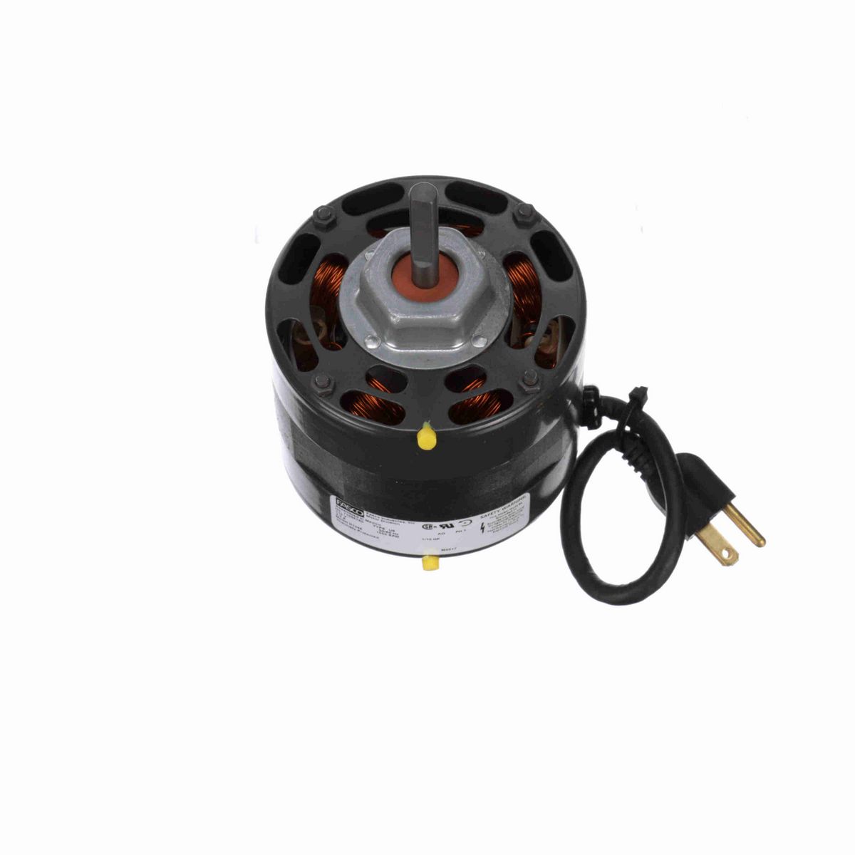 FASCO OEM Replacement Motor, 1/15 HP, 1 Ph, 50/60 Hz, 115 V, 1550 RPM, 1 Speed, 4.4" Diameter, OAO - D1246