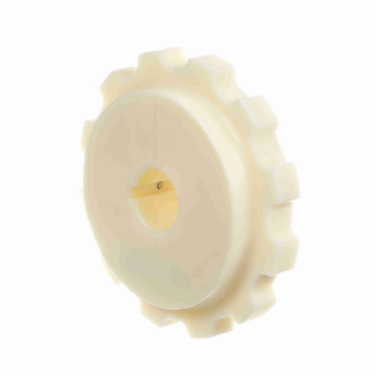 System Plast 880 Series Split Machined Sprocket with 12 Teeth, a 1-1/4in Round Shaft-Ready Bore and Setscrew - 880-12R1.25-DMS-SS