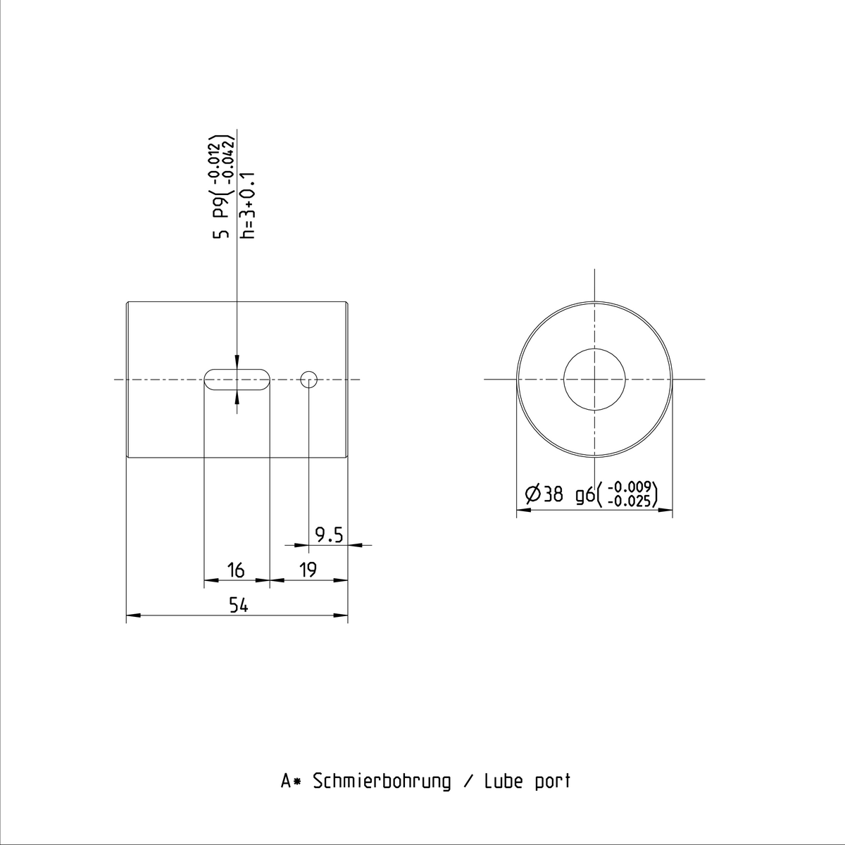 Одинарная цилиндрическая гайка Bosch Rexroth ZEM-E-K 16X10RX3-3 [R151204208]