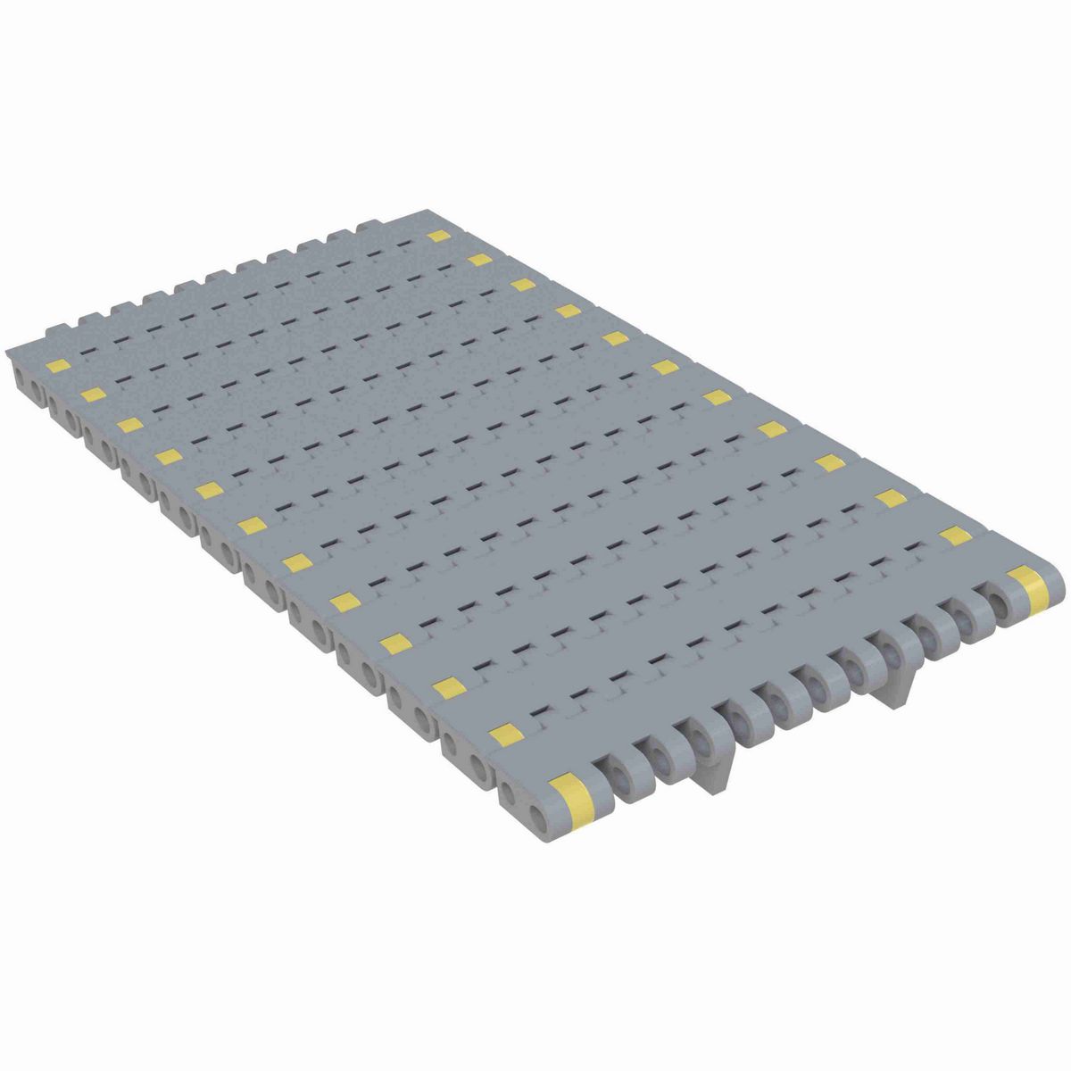 Rexnord 8505 Straight Running Solid Top, Material: Silver Platinum Series™ X, Width: 4.5in, Pitch: 0.75in - 10286184