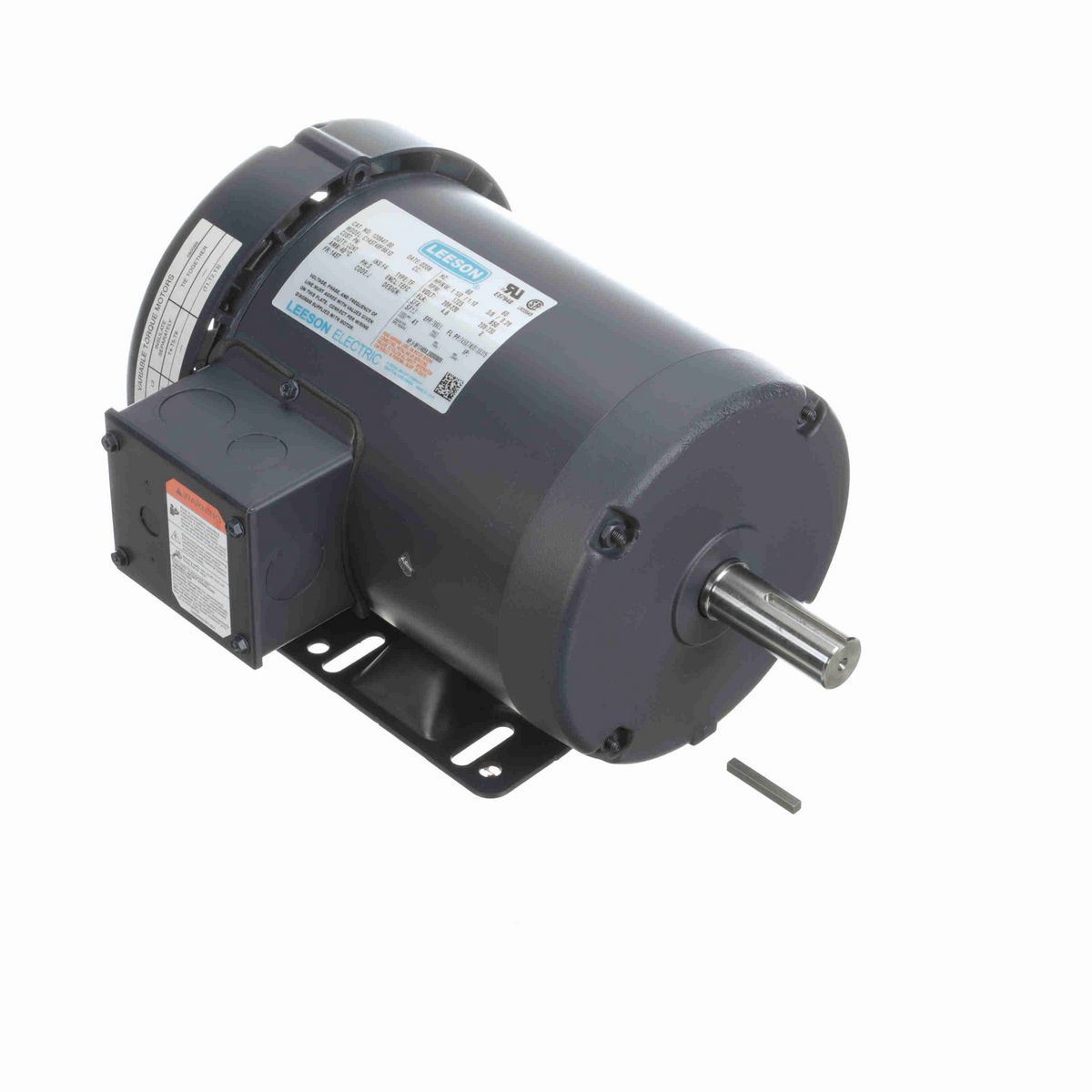 LEESON Definite Purpose Motor, 1.50 & 0.38 HP, 3 Ph, 60 & 60 Hz, 208-230 & 208-230 V, 1800 & 1800 RPM, 145T Frame, TEFC - 120947.00