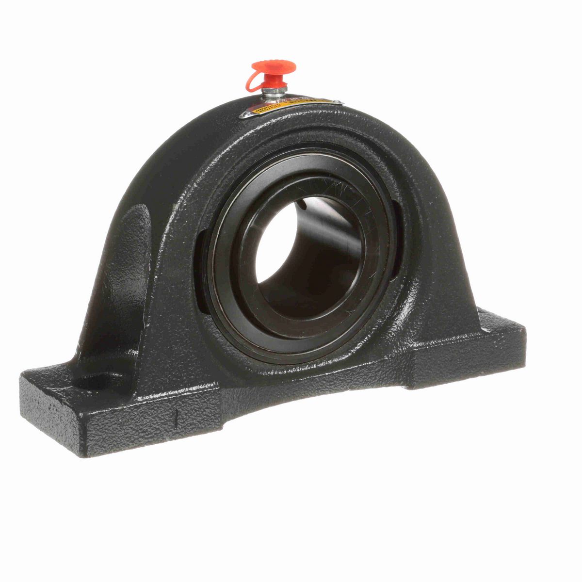 Sealmaster Mounted Cast Iron Two Bolt Pillow Block Ball Bearing - 52100 Bearing Steel, Black Oxided - Setscrew Lock - High Temperature - NP-32 HT