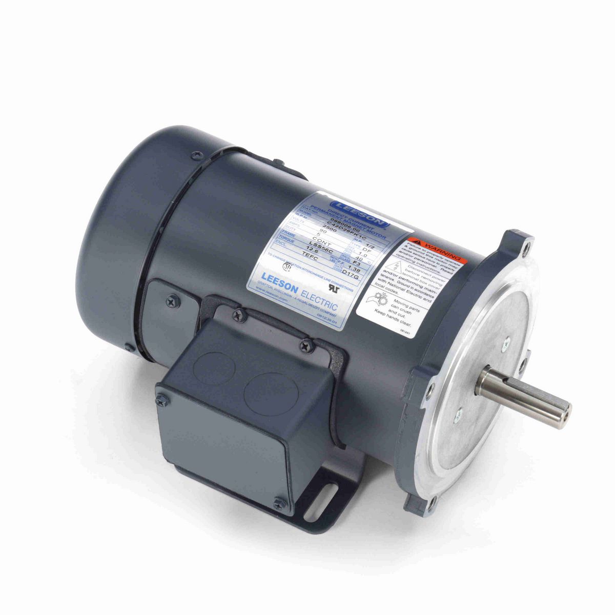 LEESON SCR Motor, 0.50 HP, 90 V, 2500 RPM, SS56C Frame, TEFC - 098006.00
