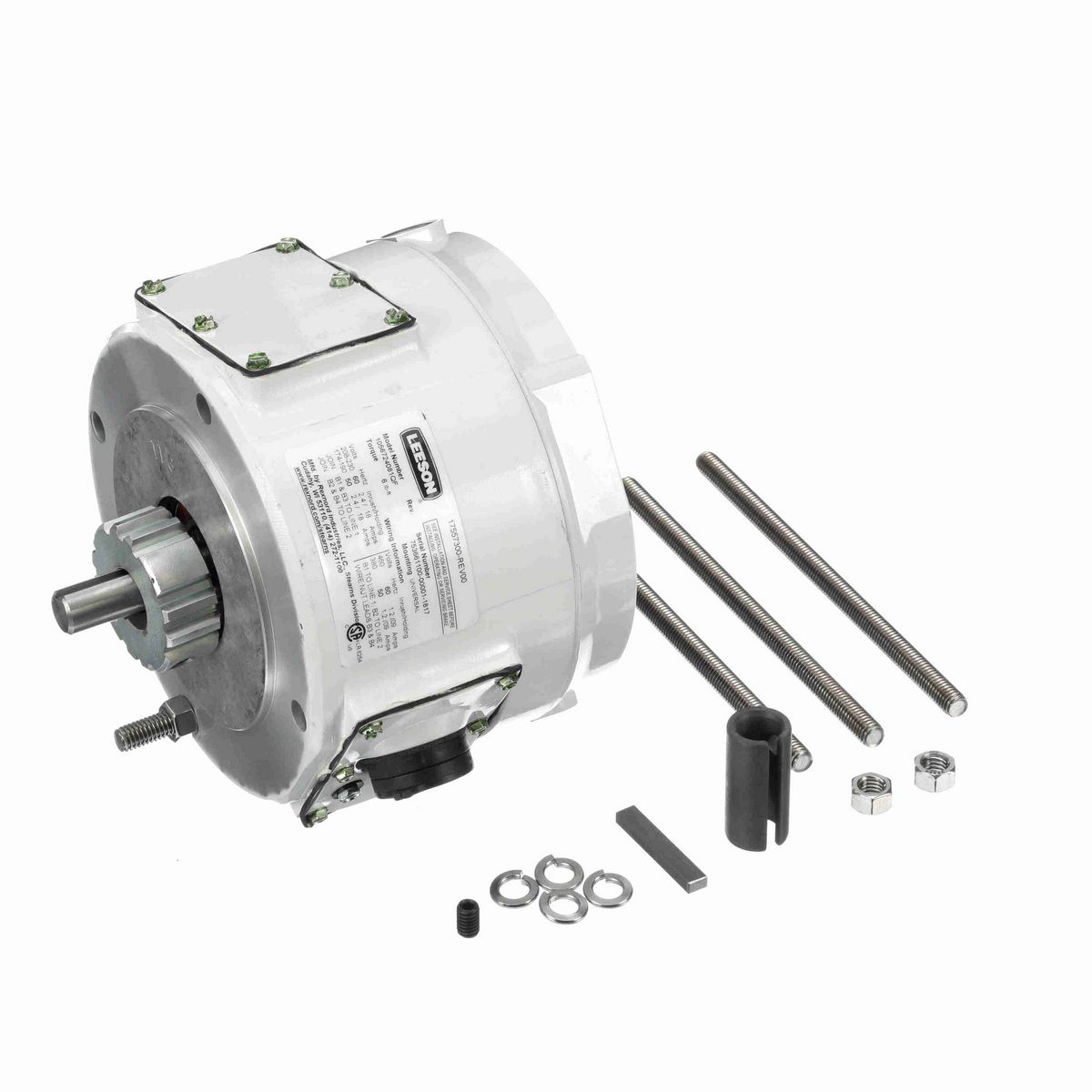 LEESON 6 LB-FT COUPLER BRAKE.56C/143-5TC.NEMA4X/IP55/BISSC.230/460V.1PH.ALUMINUM STEARNS 1056724081PF - 175573.00