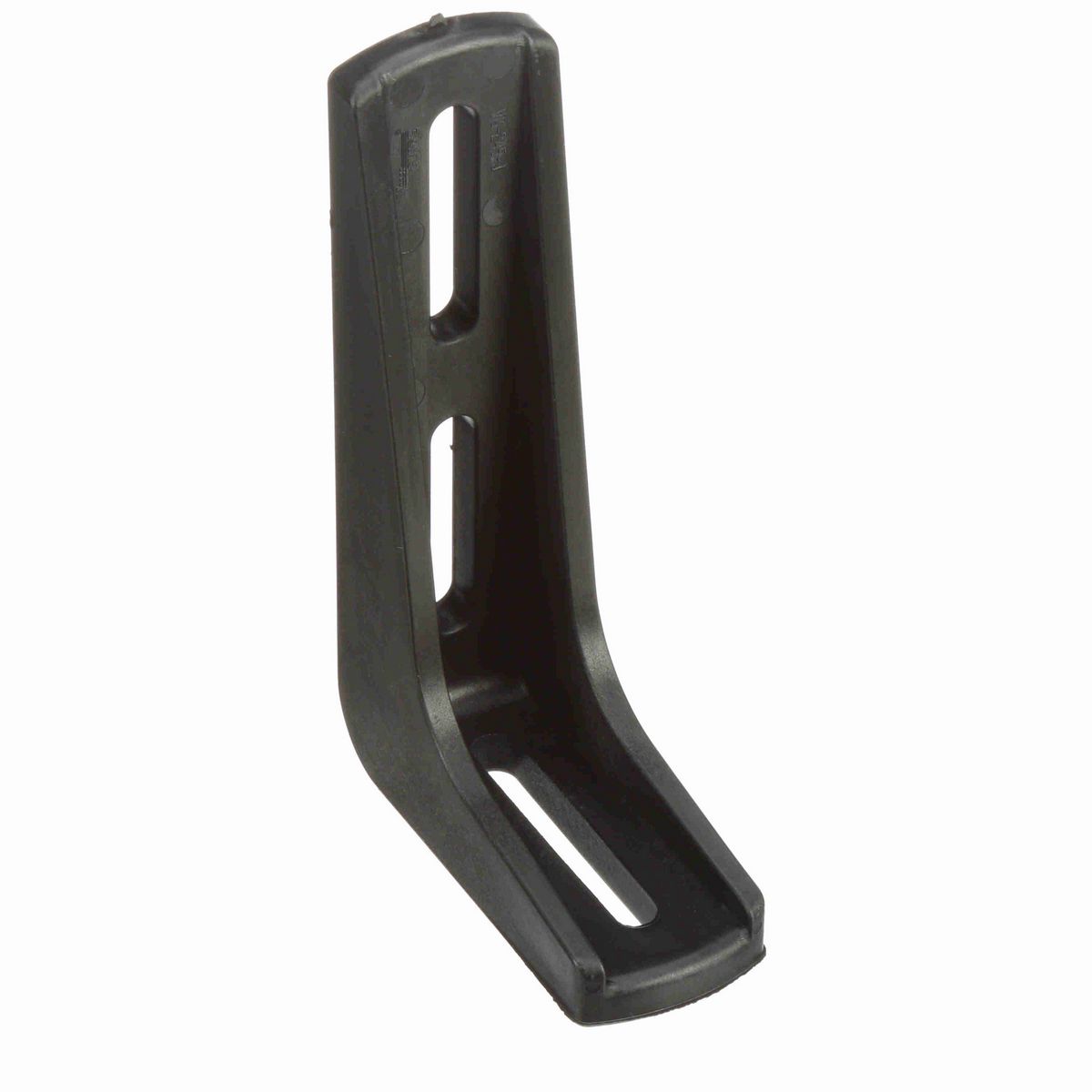 System Plast Molded Plastic "L" Bracket- Black- Medium - VG-245-J-BK