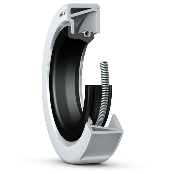 Манжетное уплотнение с двойным металлическим корпусом и однокромочным уплотнением, для жидкой или пластичной смазки, метрические размеры SKF 168X200X15 CRSH1 R