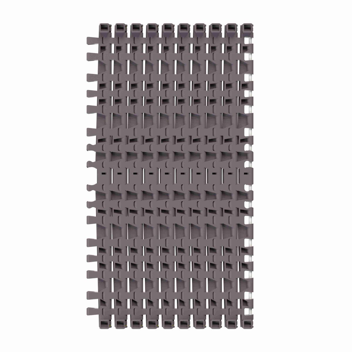 Rexnord 7956GT Side-flexing Flush Grid, Material: Brown High Performance, Width: 24in, Pitch: 1.25in - 10324713