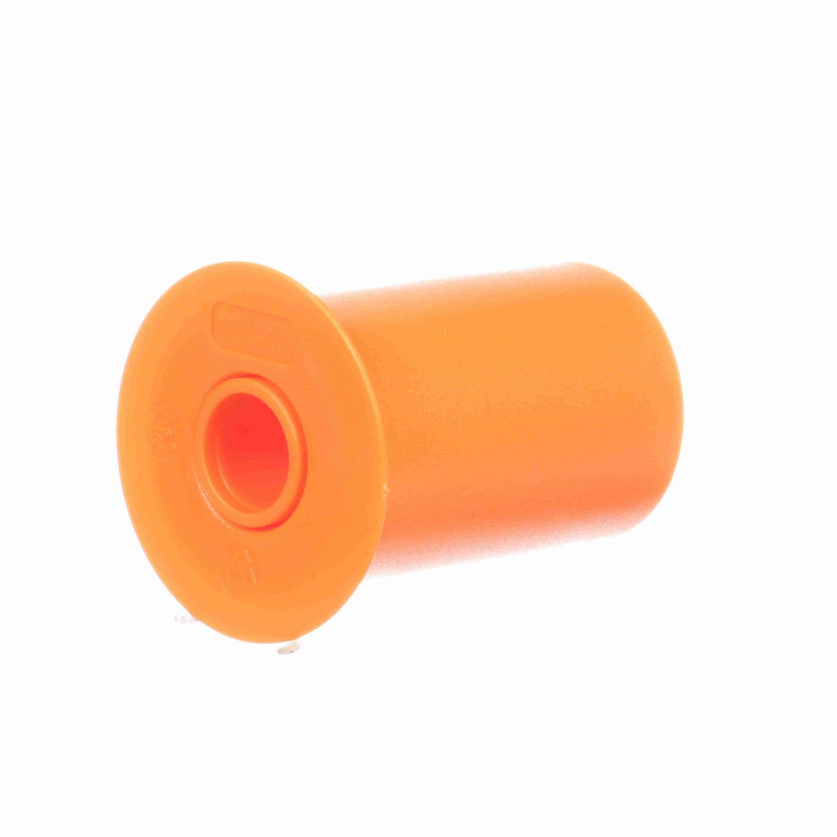 System Plast Flanged Return Roller; OD: 1.97-in, Shaft Dia: 0.75-in, Length: 3.15-in, Color: Orange - RF3-75-50