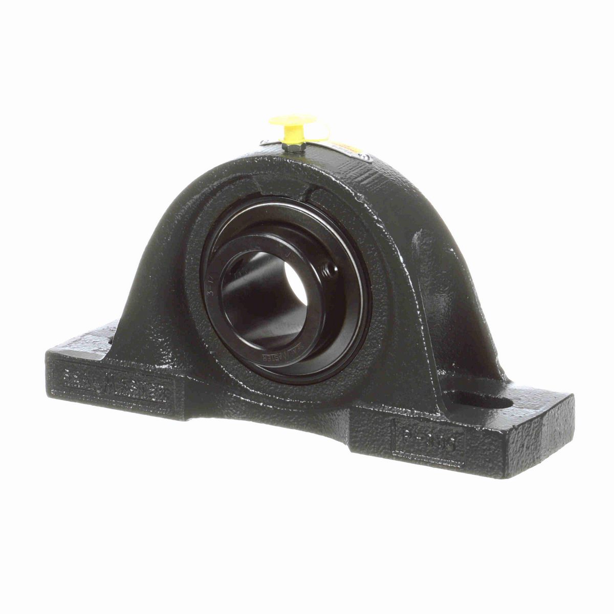 Sealmaster Mounted Cast Iron Two Bolt Pillow Block Ball Bearing - 52100 Bearing Steel, Black Oxided - Setscrew Lock - Air Handling Housing Fit, Noise Tested - MP-23 CXU