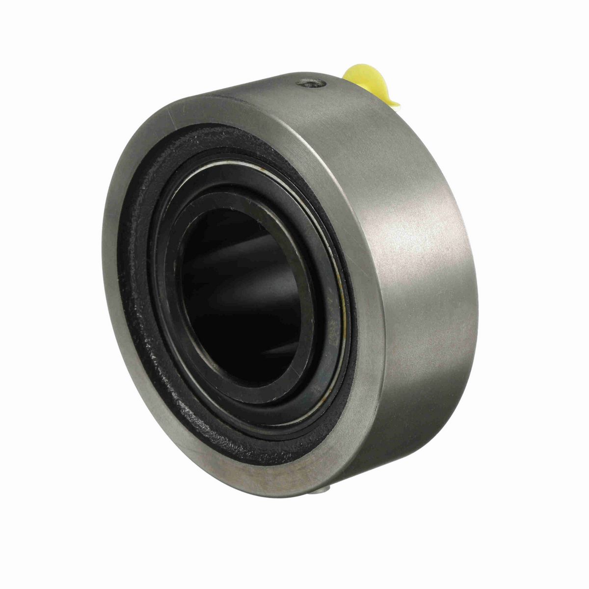 Sealmaster Mounted Cast Iron Cylindrical Cartridge Ball Bearing - 52100 Bearing Steel, Black Oxided - Setscrew Lock - SC-31