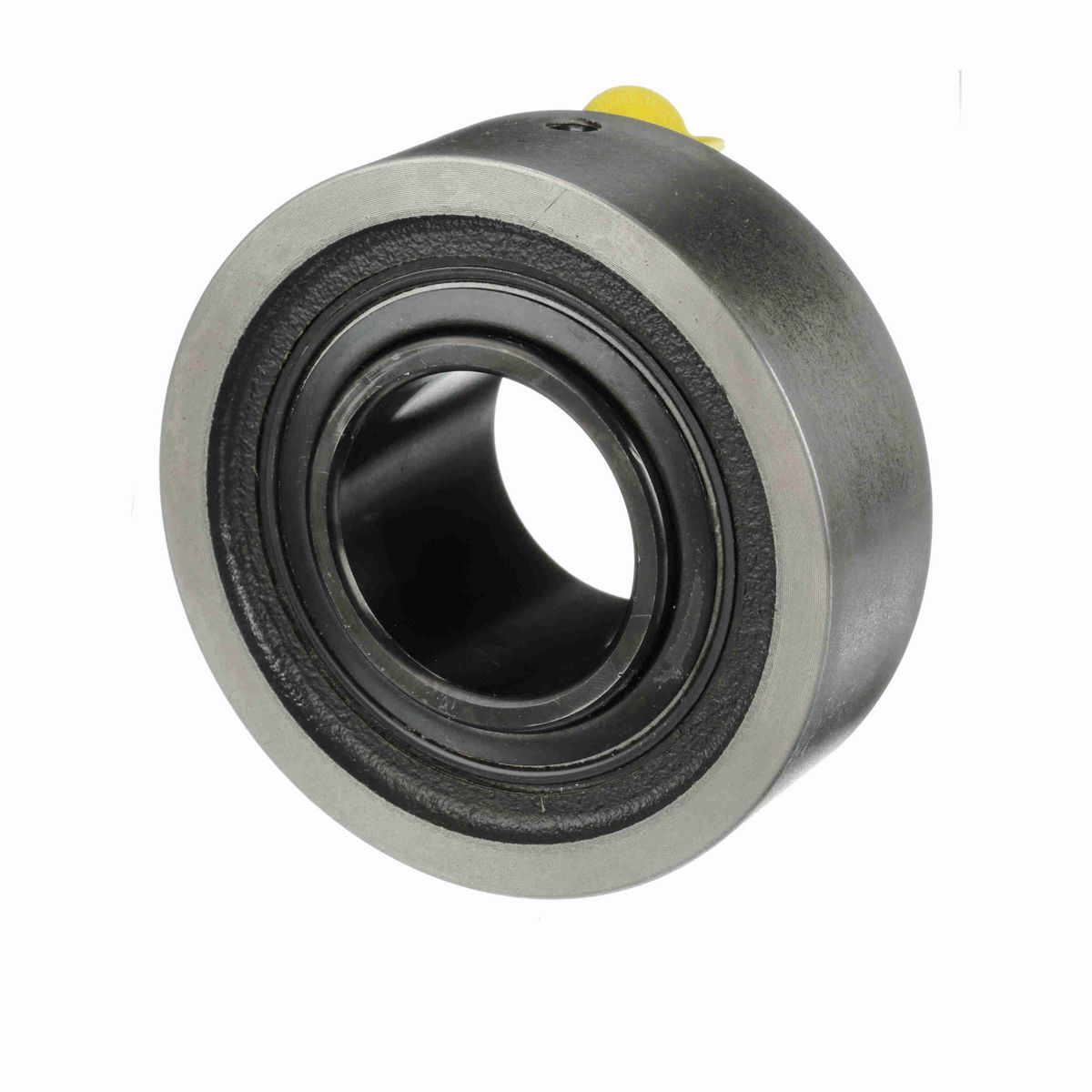Sealmaster Mounted Cast Iron Cylindrical Cartridge Ball Bearing - 52100 Bearing Steel, Black Oxided - Setscrew Lock - SC-32R