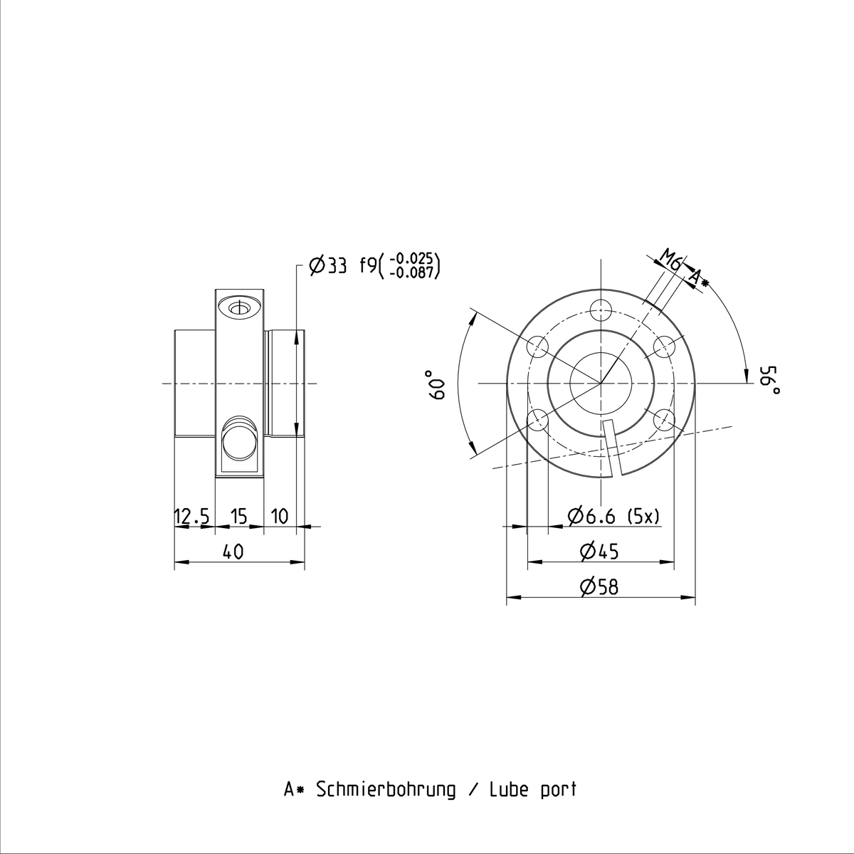 Одинарная гайка с регулируемым предварительным натягом Bosch Rexroth SEM-E-S 20X5LX3-4 [R155211014]