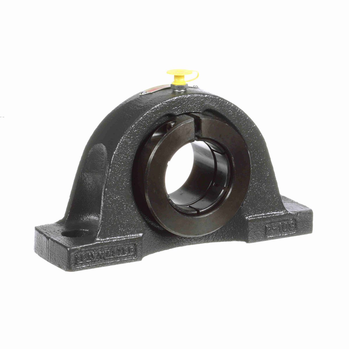 Sealmaster Mounted Cast Iron Two Bolt Pillow Block Ball Bearing - 52100 Bearing Steel, Black Oxided - Concentric Lock - NP-32RTC