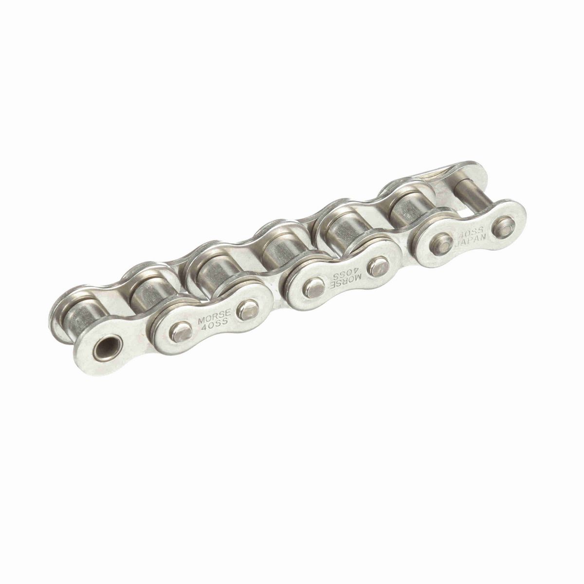 Morse Stainless Steel Riveted Roller Chain - 40SS R 10FT