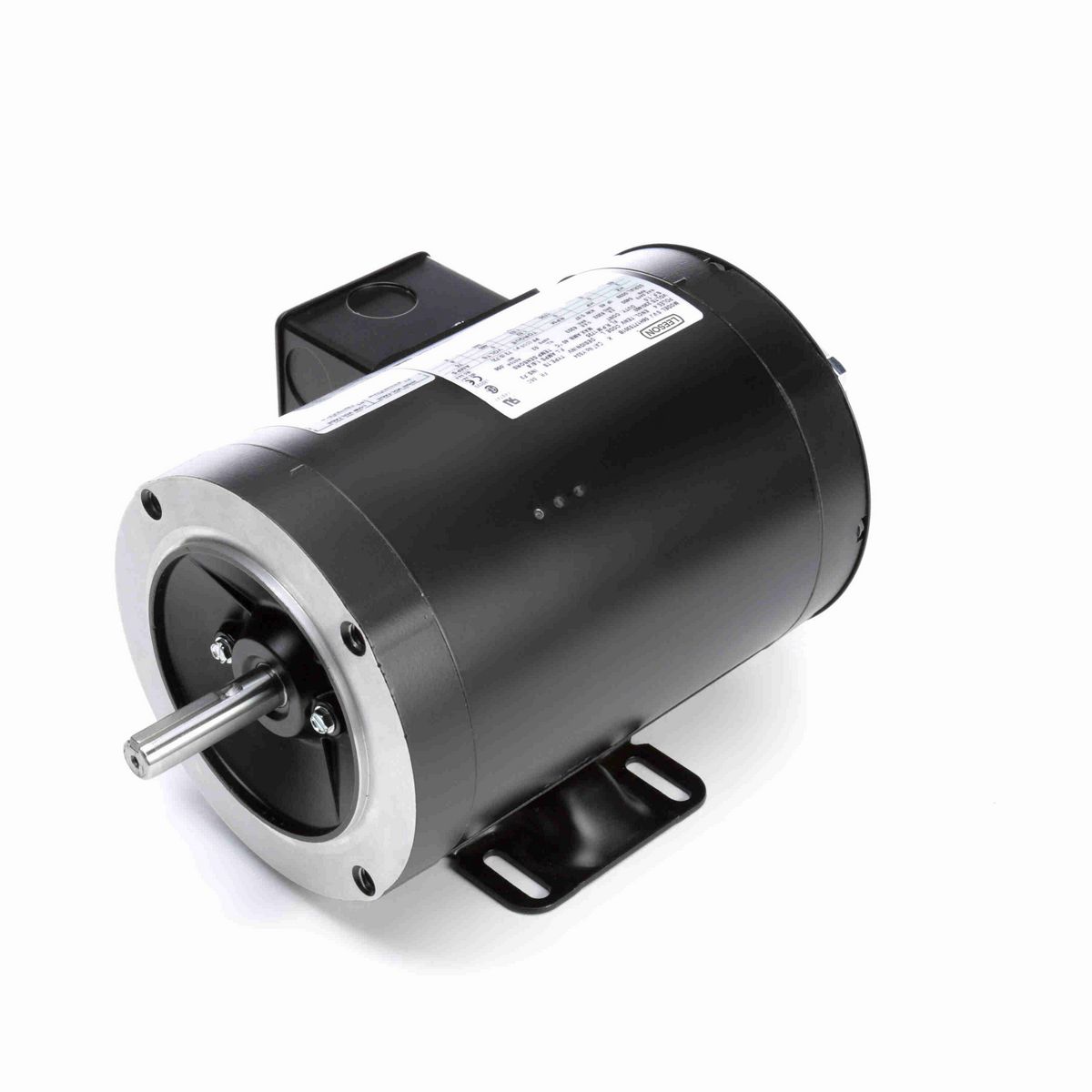 LEESON Speed Ratio Motor, 0.50 HP, 3 Ph, 60 Hz, 230/460 V, 1800 RPM, 56C Frame, TENV - Y534