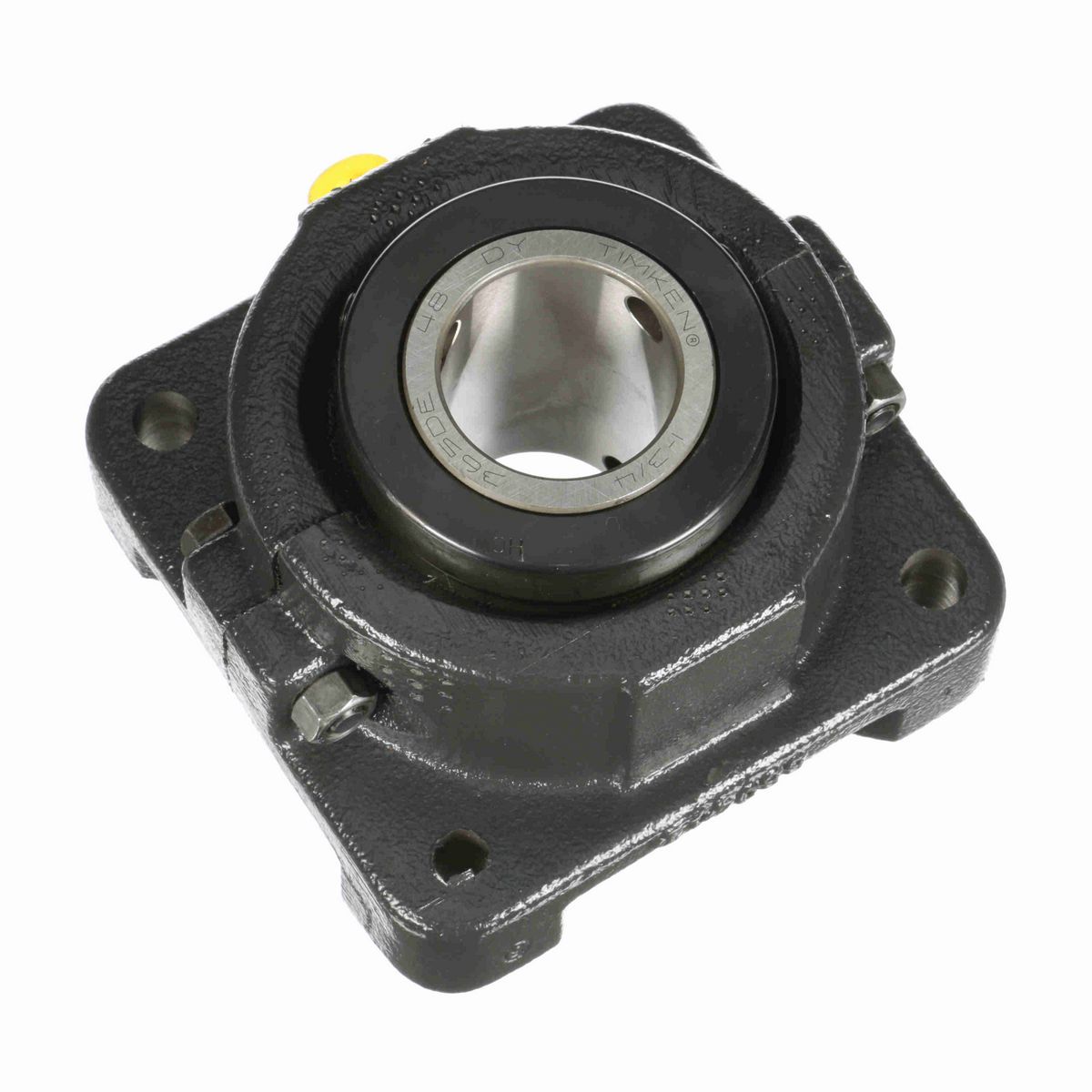 Sealmaster Mounted Cast Iron Four Bolt Flange Tapered Roller - 52100 Bearing Steel - Double Collar Mount Lock - RFB 112