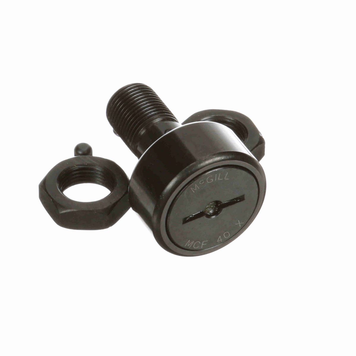 Опорный ролик с цапфой McGill CAMROL MCF 40 X, цилиндрический, со шлицем под отвёртку, метрический