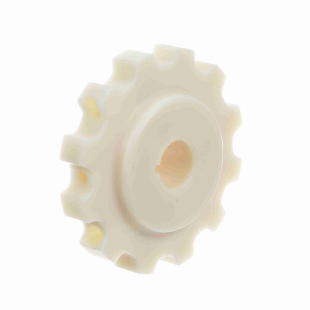 System Plast 882 Series Split Machined Sprocket with 12 Teeth, a 1-1/4in Round Shaft-Ready Bore and Setscrew - 882-12R1.25-DMS-SS