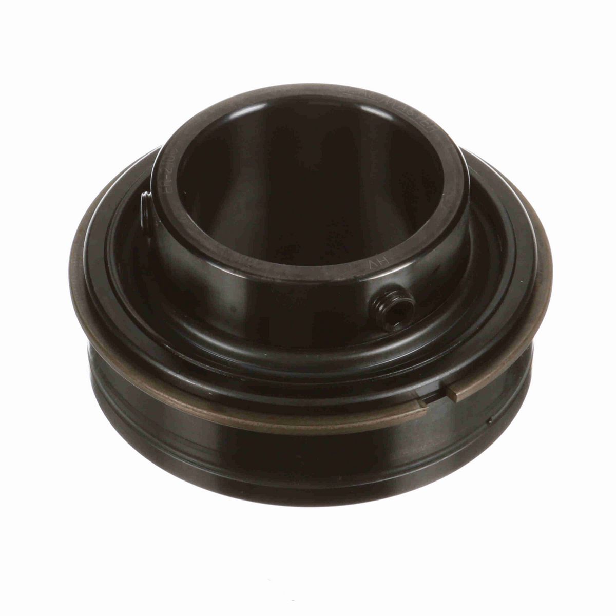 Sealmaster Mounted Insert Only Ball Bearing - 52100 Bearing Steel, Black Oxided - Setscrew Lock - ER-210C