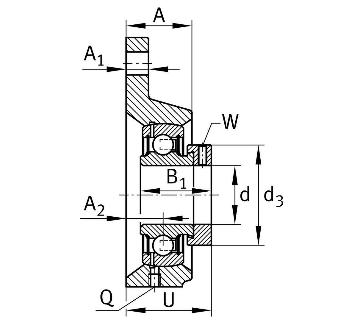 Фланцевый корпус INA PCFTR30-XL (PCFTR30)