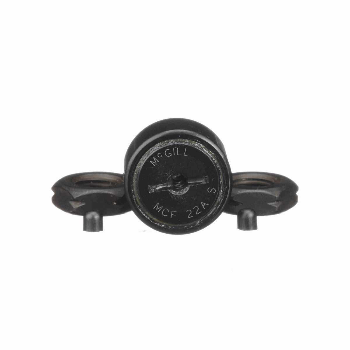 Опорный ролик с цапфой McGill CAMROL MCF 22A S, бочкообразный, с уплотнением, со шлицем под отвёртку, метрический