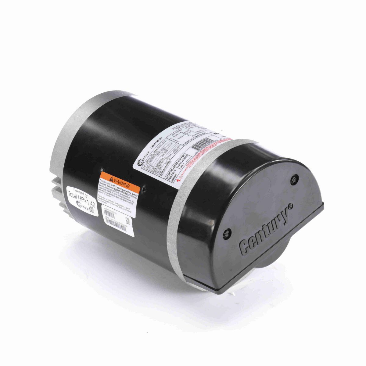 Century Pool Pump Motor, 1.0 HP, 1 Ph, 60 Hz, 208-230/115 V, 3600 RPM, U56J Frame, DP - USN1102