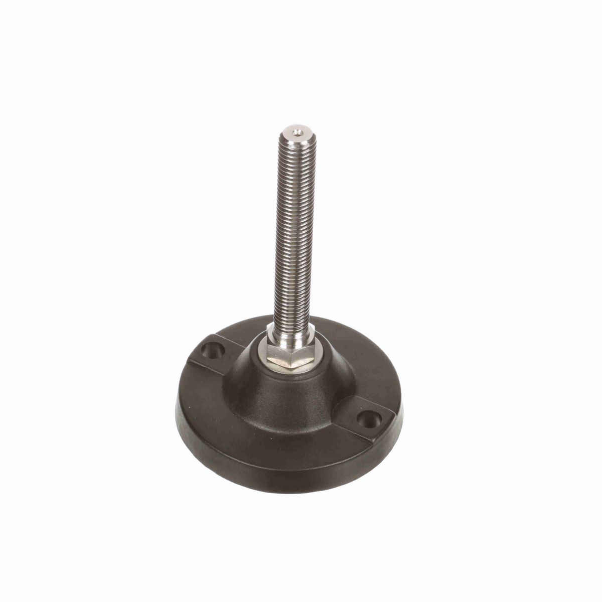 System Plast Fixed Plastic Leveler; Series: VG-520, Base Diameter: 4.84, Spindle Length: 4.87-in, Thread: 3/4-10 - VG-520-02-S34-L7