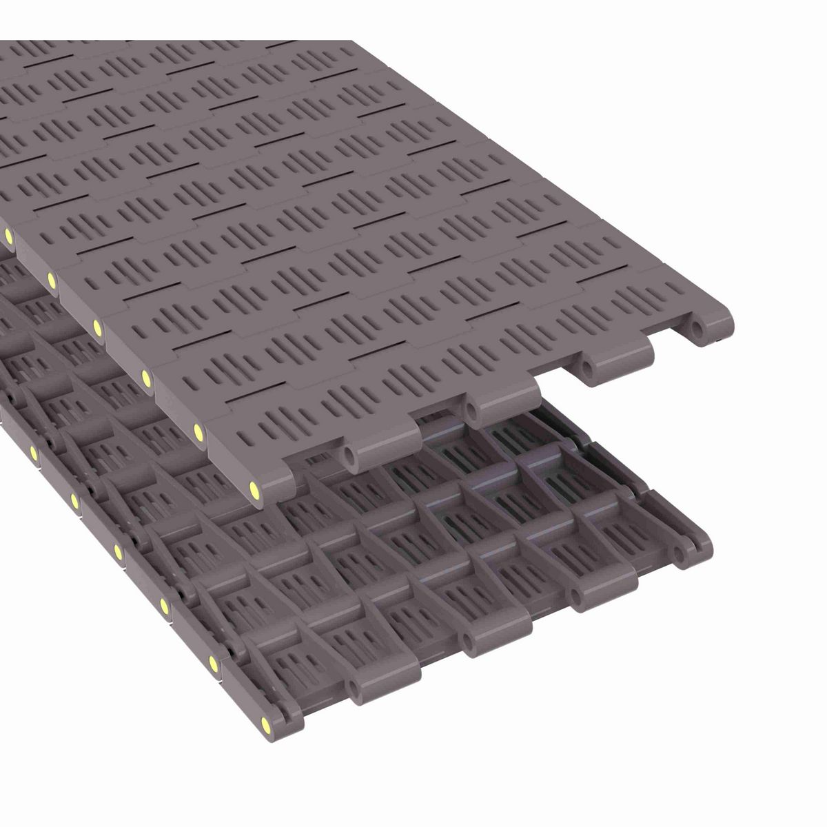 Rexnord 5706 Straight Running Flush Grid, Material: Brown High Performance, Width: 7.5in, Pitch: 1.5in - 81416774
