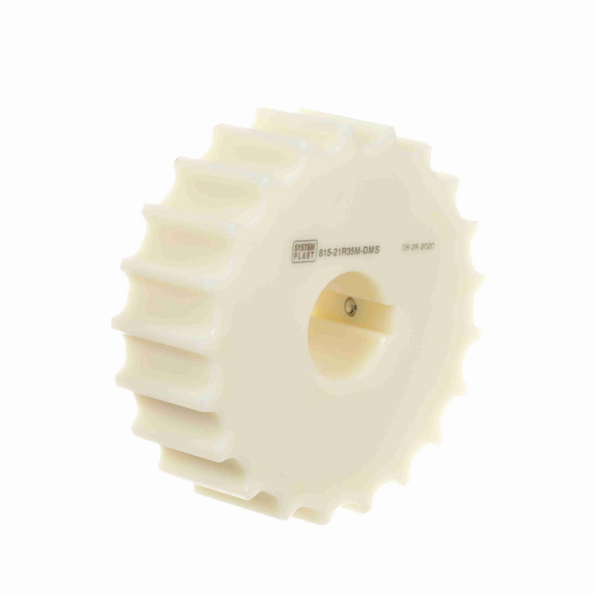 System Plast 815 Series Split Machined Sprocket with 21 Teeth and a 35mm Round Shaft-Ready Bore - 815-21R35M-DMS