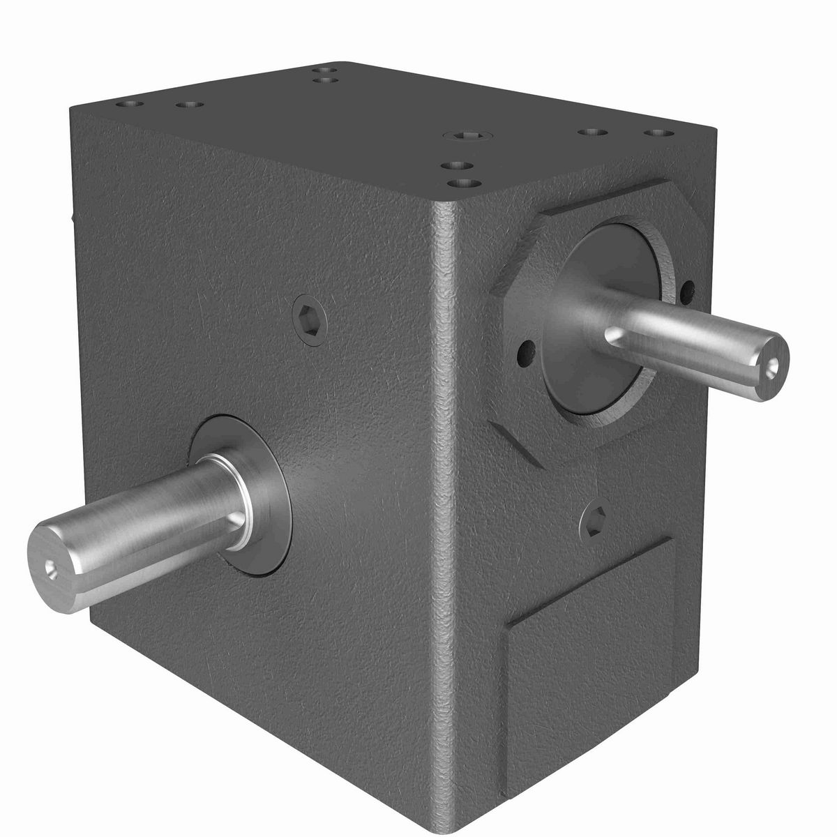 Hub City PowerCubeX Worm Gear Reducer Cast Iron Single-Reduction Worm Reducer - 211 50/1 B WR