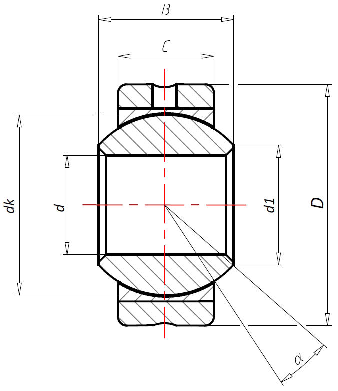 Сферический подшипник скольжения Askubal type S-D, S 8-DNRBF [100438], не требующий обслуживания