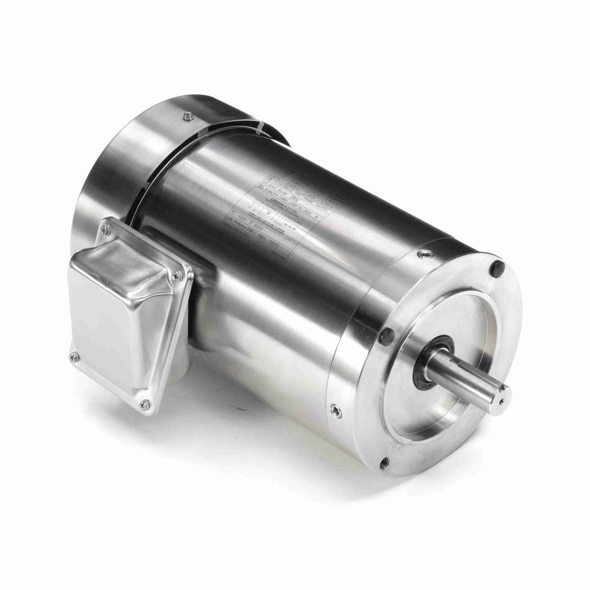 LEESON SST Duck™ General Purpose Motor, 1 & 0.75 HP, 3 Ph, 60 & 50 Hz, 208-230/460 & 190/380 V, 1800 & 1500 RPM, 143TC Frame, TEFC - 191565.00