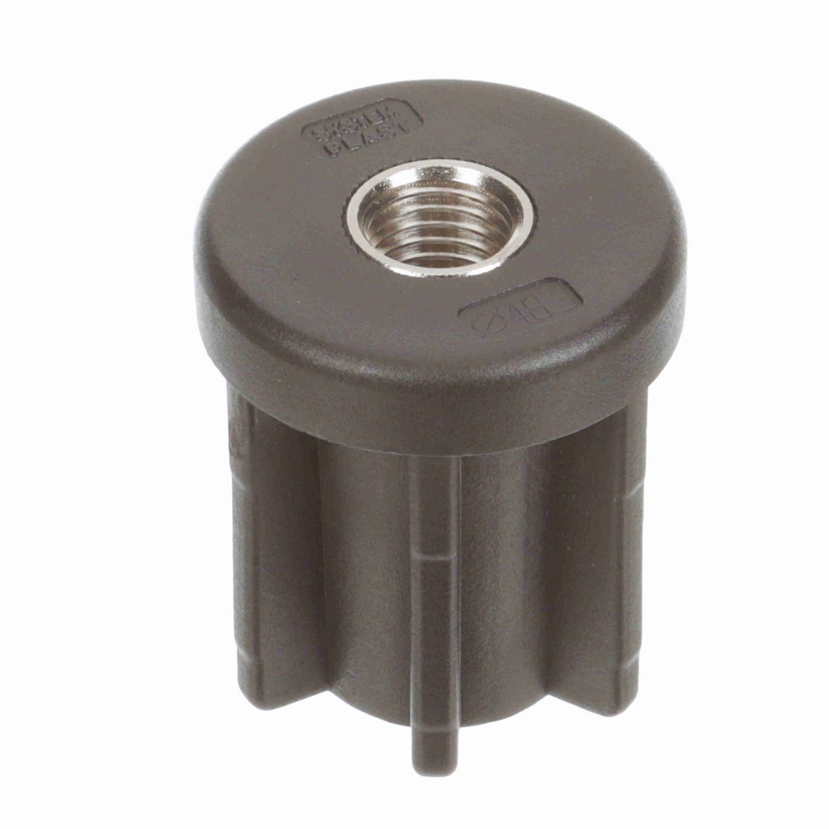 System Plast Tube End (Round); Series: TE-R4815, Thread: M16 for a 1-1/2" Sch. 5 Pipe - TE-R4815-BM16