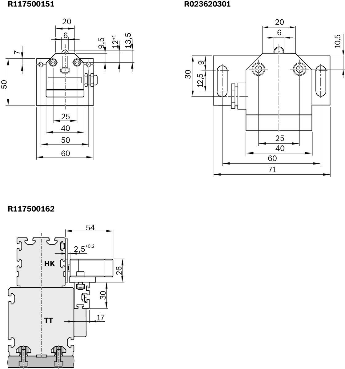 Механический выключатель Bosch Rexroth 20 BG [R023620301]