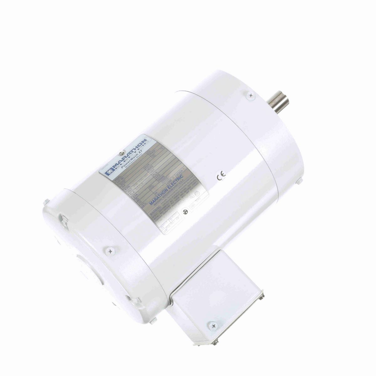 LEESON General Purpose Motor, 1 HP, 3 Ph, 60 Hz, 208-230/460 V, 1800 RPM, 143TC Frame, TENV - N647