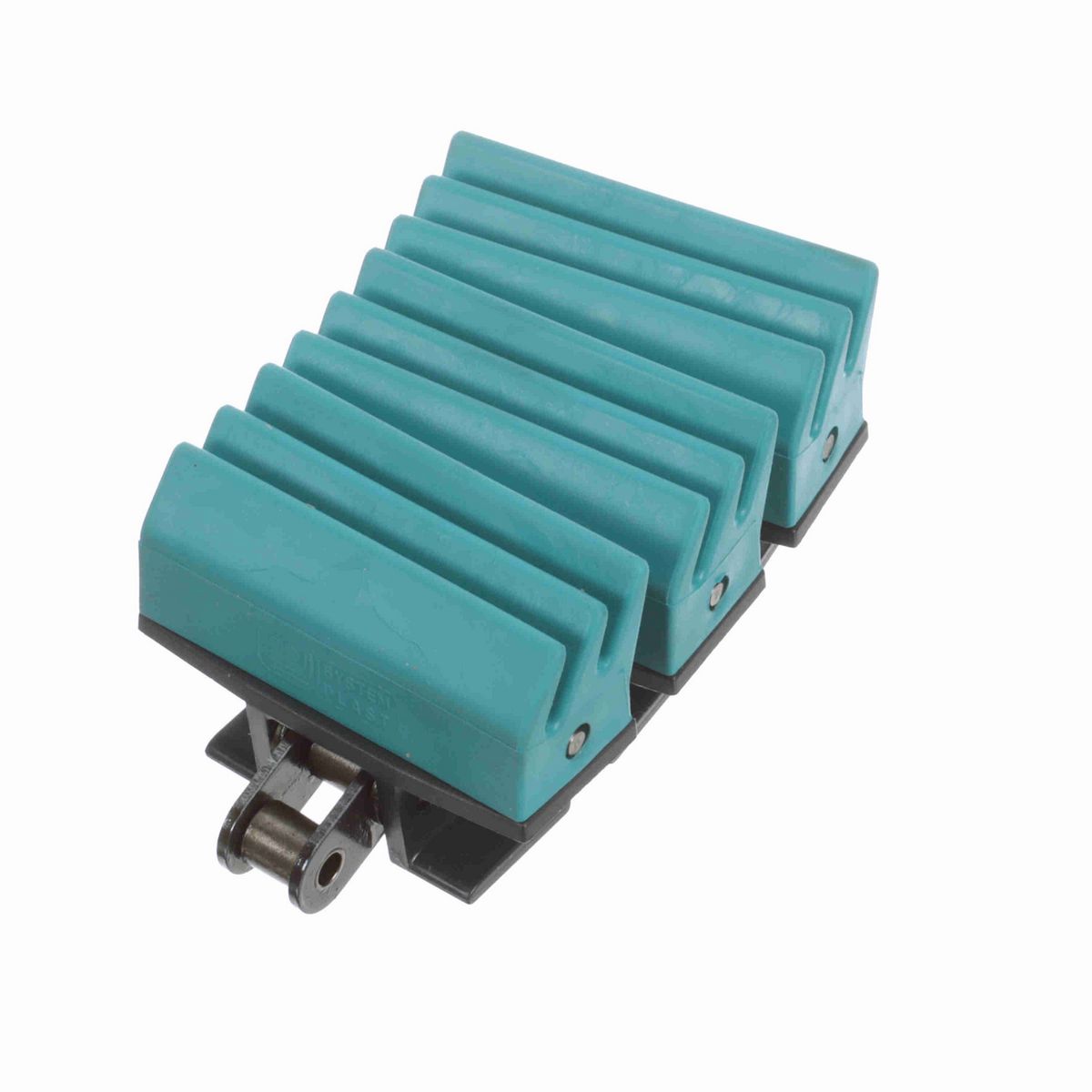 System Plast 1873TAB SideGrip™ Side-flexing, Material: NG evo (Gray Blue), Width: 3.25in, Pitch: 1.5in - NGE1873TAB-K325GS2