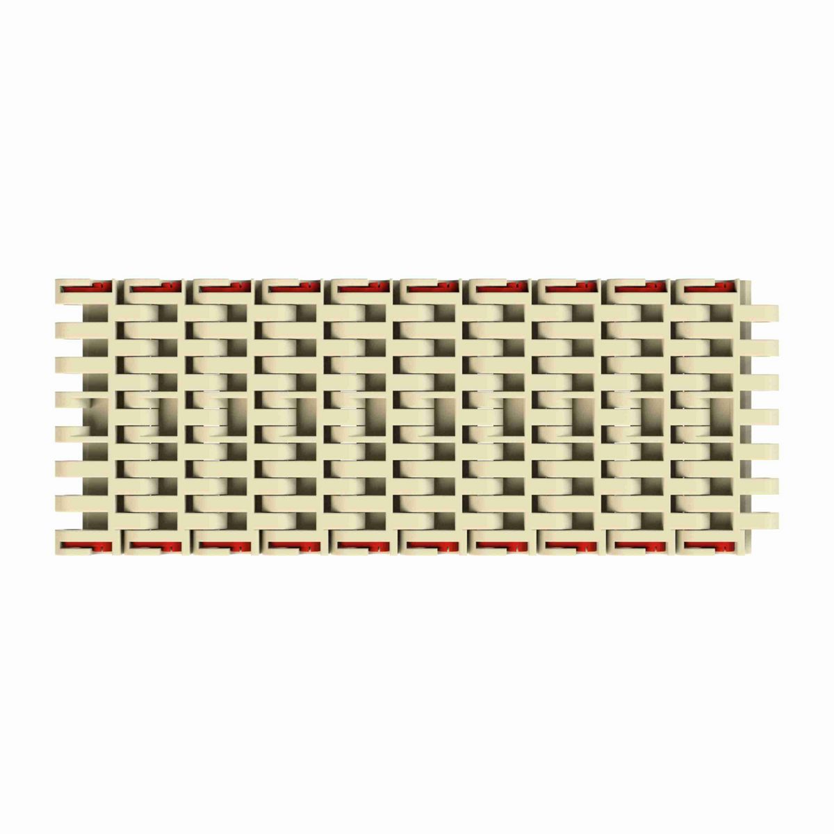 Rexnord 7705 SuperGrip™ Straight Running SuperGrip™, Material: Beige High Temperature, Width: 4in, Pitch: 1in - 81447671