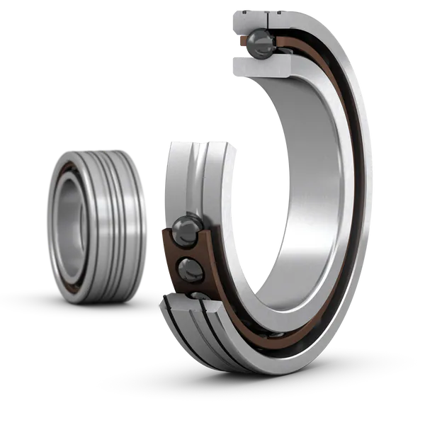 Согласованный комплект двух прецизионных высокоскоростных однорядных радиально-упорных шарикоподшипников типа E SKF 7006 CE/HCP4ALDT