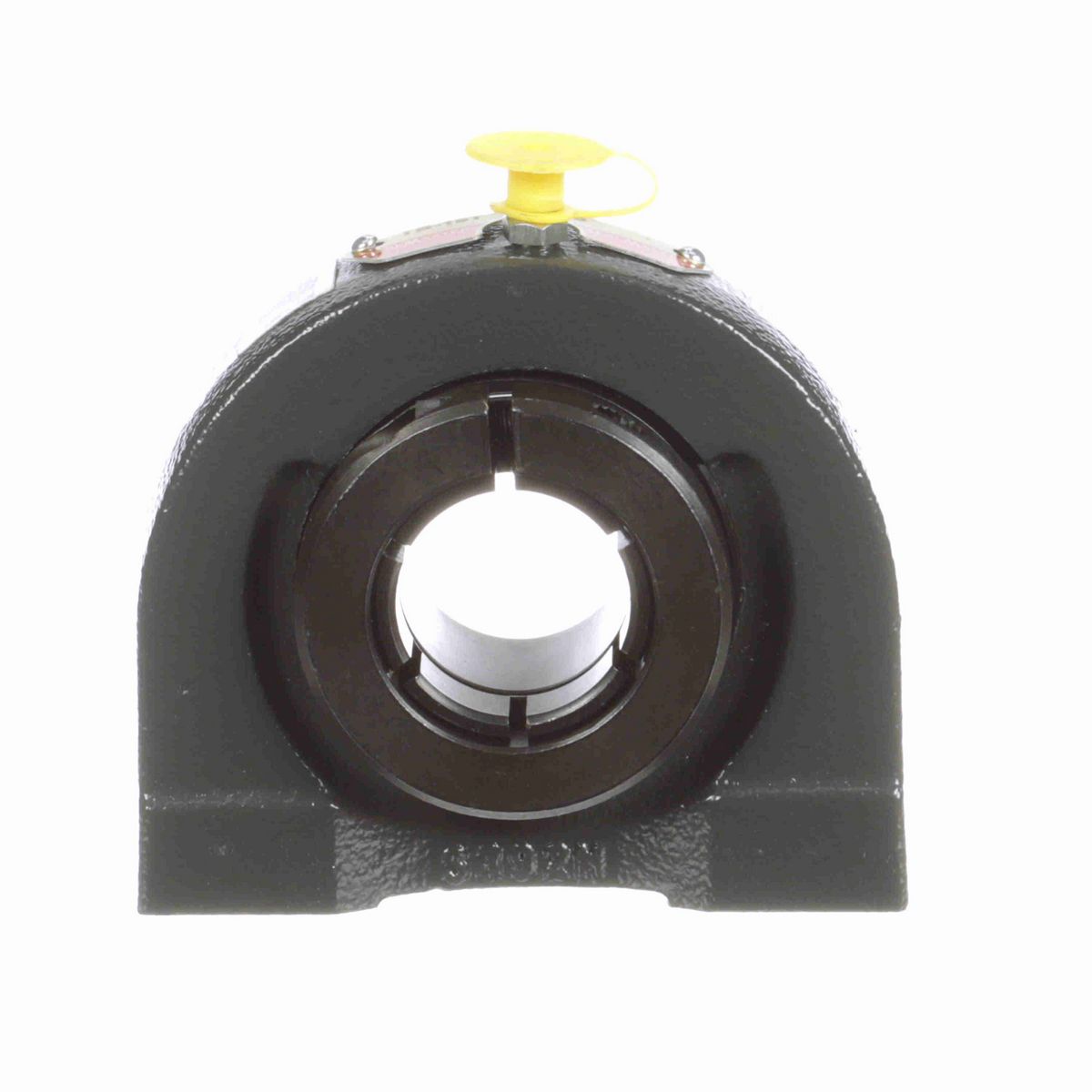Sealmaster Mounted Cast Iron Tapped Base Pillow Block Ball Bearing - 52100 Bearing Steel, Black Oxided - Concentric Lock - TB-19T