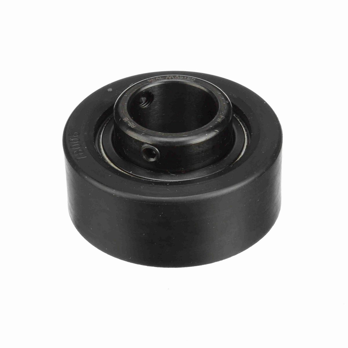 Sealmaster Mounted Rubber Rubber Mounted Cylindrical Cartridge Ball Bearing - 52100 Bearing Steel - Setscrew Lock - SRC-16